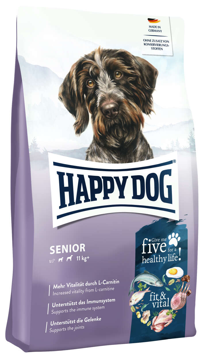HAPPY DOG Hunde-Trockenfutter fit & vital Senior